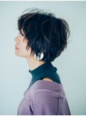 大人かわいい♪ココアブラウン♪セミウェットウェーブ