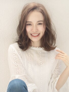 フォルテ 横浜店(FORTE) モテ髪ヘアカタログ、外ハネボブ、ペールベージュ、髪質改善