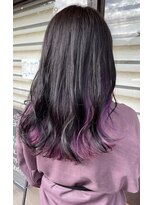 エージー ヘアー フジガオカ(A.G hair FUZIGAOKA)&nbsp;インナーパープルピンク♪