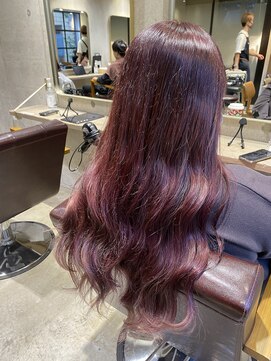 エイト 上野店(EIGHT ueno) EIGHT ueno【工藤】グラデーションカラー/ピンク