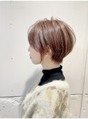 シルキーベージュ×すっきりボブショート◎20代30代40代50代60代