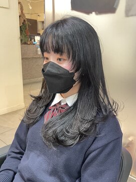 アクアオモテサンドウ(ACQUA omotesando) ＊顔まわりウルフカット！個性的なロングウルフレイヤーカット