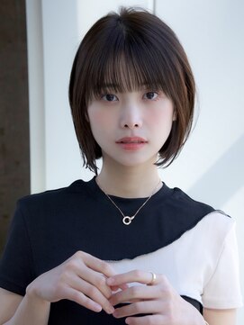 エインアンリー 表参道(AIN.ANLY.) 前髪あり耳掛けボブ20代30代40代【AIN.表参道】川原大地