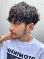 フィフス トウキョウ (fifth TOKYO)&nbsp;ツイストスパイラルパーマツーブロックメンズマッシュパーマ