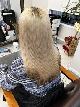 シエル 羽生店(Ciel) ブリーチ毛髪質改善ストレート