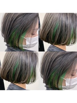 キジ(KIJI) ★ヘンプグリーン×インナーカラー★