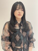 ヨーク(YOKE)&nbsp;【 YOKE 】ロングレイヤーぷつっとレイヤー艶髪暗髪韓国