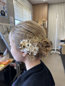 ゴウトゥデイ 札幌店(GO TODAY) 成人式前撮りヘアセット