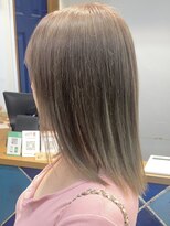 ロア 福岡天神本店(LORE)&nbsp;ダブルカラーベージュカラーケアブリーチカラーハイトーンカラー