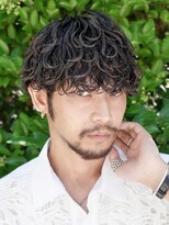 バイフィフス 原宿/表参道(by fifth)&nbsp;メンズシースルーマッシュニュアンスパーマシャドウパーマテテ風