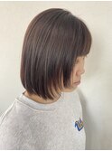 顔周りレイヤーボブ