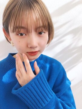 ロシェ 横浜店(loche) オリーブベージュレイヤーカット×髪質改善ダブルカラー×横浜