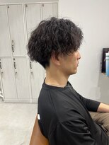 ネイロ 錦糸町(NeiRo)&nbsp;アッシュブラックカルマパーマベリーショートダークアッシュ