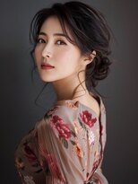 アルトリスト(Altruist Aging×HAIR&SPA)&nbsp;☆オリーブグレーココアベージュ小顔クラゲヘアー/黒髪/着物ボブ