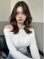 ジーナ 渋谷本店(Zina)&nbsp;髪質改善＊黒髪ミディアムレイヤー＊美髪【Zina宮益坂】