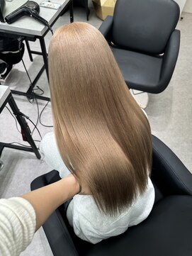 ペレ 渋谷(PELE) 黒髪/ボブルフ/ネビージュ/小顔/ワンレン/水戸/髪質改善/前髪