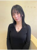 【snuw mina】レイヤーカット/顔周りカット/透明感カラー/伏見
