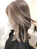 似合わせカット+ポイントケアブリーチアクセントカラー＋髪質改善アフィアTR