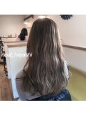 【noel北千住hayashi】ブリーチなしでミルキーベージュ♪