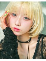 リトル エメ 仙台2号店(little×aimer) ホワイトブロンドレイヤーボブ［あおば通駅］