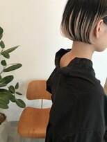 サクラ オモテサンドウ(SAKURA) ショートボブ×ブリーチを使ったハイライトカラー☆ショートボブ