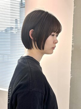 エニエンメイクス 立川(ENIEN MAKE'S) 切りっぱなしボブ、ショートボブ、丸みボブ