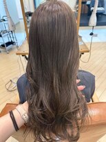 ユニ バイ マグ 長野店(Uni.by Mag) 大人可愛いブリーチなし透明感カラーグレージュ