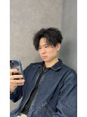 無造作ツイストスパイラルセンターパート