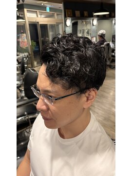 ワンワンオー バーバーショップ 長浜店(@110 BARBER SHOP) リッジパーマ015