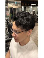 ワンワンオー バーバーショップ 長浜店(@110 BARBER SHOP) リッジパーマ015