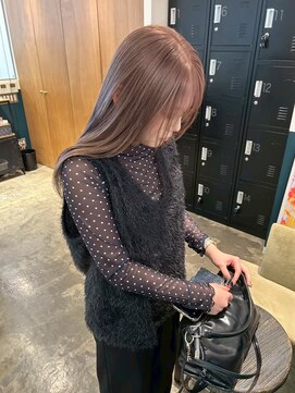 ヘアーブレイス(hair brace) 千葉駅/着物ヘア/大人ガーリー/ダークアッシュ/似合わせカット