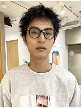 ローレン(LOREN) ベリーショート/ダークアッシュ/ニュアンスパーマ/韓国マッシュ