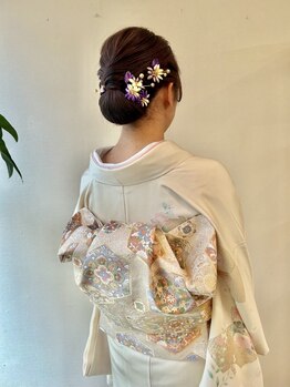 カット イン シルバーの写真/訪問着着付けのご予約はお早めに◎お電話にてお問い合わせください☆一日の着崩れを抑えるプロの技術！