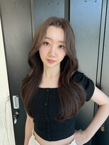 ジン(JIN)&nbsp;☆くびれヘア☆グレージュ☆顔まわりカット☆久留米☆