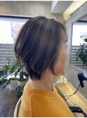 ひし形ショート　ハイライト　イノア