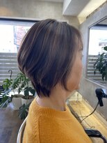 ヘアアンドメイク アリス(hair&make ALICE produce by COLT) ひし形ショート ハイライト イノア