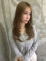 マーシュ ルーヴェ(marshu Luve)&nbsp;ザクザクレイヤー/韓国レイヤー/シャギーレイヤー/ミルクティー