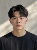 【似合わせフェザーパーマ】センターパート