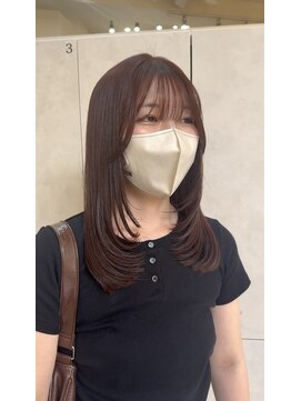 ラ ポルト ドゥ サワ(La Porte de SAWA) 韓国風レイヤー×ツヤ暖色ブラウン