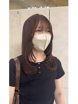 ラ ポルト ドゥ サワ(La Porte de SAWA) 韓国風レイヤー×ツヤ暖色ブラウン