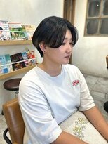 ザ シーワークス ときわ台店(THE Cworks)&nbsp;センターパート/ショートヘア/デザインカラー/インナーカラー