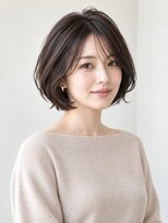 チャチャブラン アミー(cha-cha Blanc Amie)&nbsp;ふんわりトップ×暗髪くびれボブ