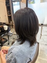 バセット バイ アルター 鎌取店(basset by aL-ter)&nbsp;ハッシュカット/グレージュ/デザインカラー/鎌取