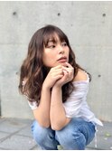 ロングスタイル　巻き
