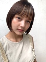 シー バイ ロンド 新宿(Sea by Lond)&nbsp;大人かわいいマチルダボブ×インナーカラーベージュ