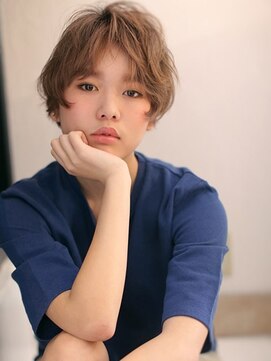 エムスラッシュ たまプラーザ(M.SLASH) センターパート/ショコラベージュ/韓国マッシュ/たまプラーザz2