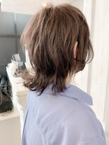 キャアリー(Caary)&nbsp;福山市イルミナカラー人気グレージュCaary外ハネウルフ