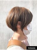 【店長中森が提案】ハンドブローでおさまる☆丸みショート★