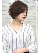 アトリエMAI 北千住 ゆるふわワンカールボブ前下がりショートボブ丸みボブ30代40代