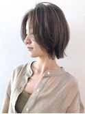 ウルフショート_ショコラベージュボブルフベビーバング_ba340322